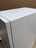 Floating white double drawer